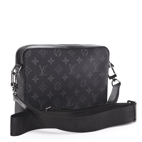 trio monogram Messenger bag